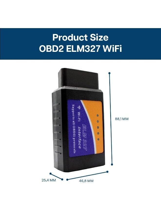 KATGROCHIR - ELM327 OBD2 Scanner Adapter for Android & iOS | Auto Scan Tool & Fault Code Reader with Check Engine Light Diagnostic - Image 1