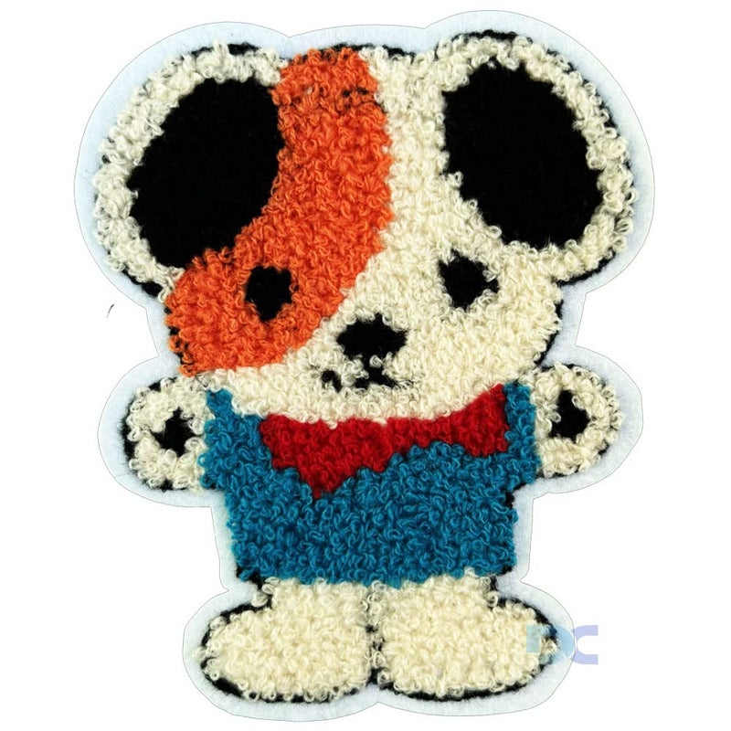 Daily Crafts Daily Crafts Unisex Kids Patches Needlework Sew on Stitching Clothes Patch for Clothes Boutiques Jackets Jeans Bags Multicolor Towel Design Cute Puppy - Image 2