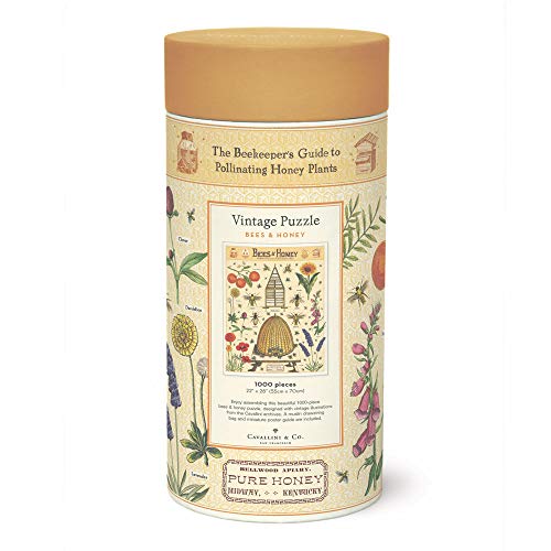 CAVANILLI & CO. Cavallini Papers & Co. Bees & Honey 1,000 Piece Puzzle, Multi - Image 3