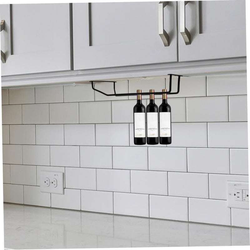 Modern Metal Wine Bottle Holder Single Stand For Kitchen Countertop And Dining Room Display - Image 5