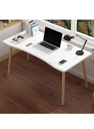 Modern Computer Desk, Study Writing Desk Workstation Simple Style PC Executive Desk, Sturdy Stable Work Table for Home Office(100x60x72cm, White) - pzsku/ZC0650BF6DE51176C03A6Z/45/1745911687/db59c19e-7d3a-40ec-aa1d-b005bda17fe8
