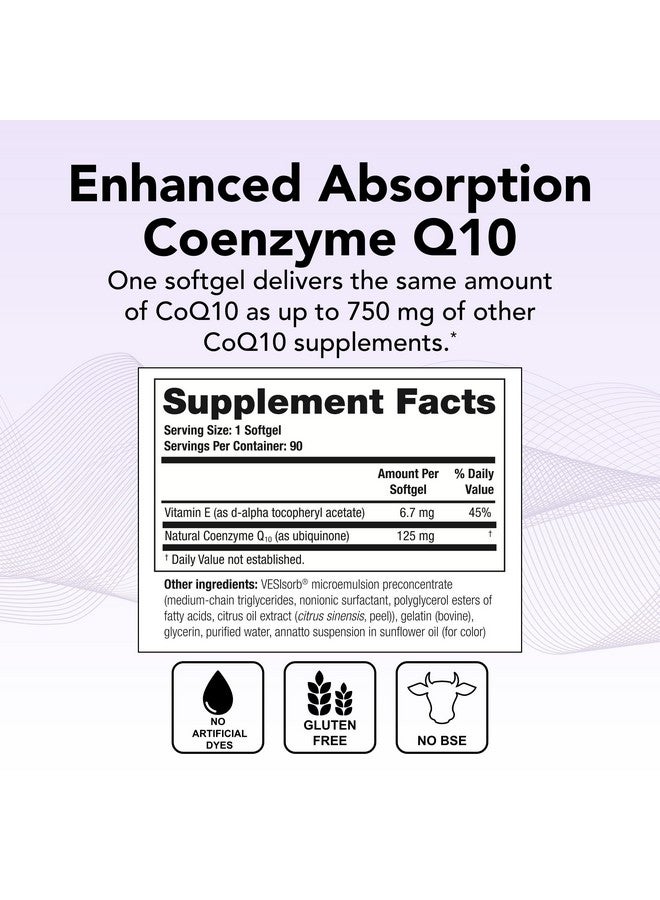 Theralogix NeoQ10 Coenzyme Q10 Supplement - Heart Health & Fertility Support - CoQ10 Fertility Supplement for Men & Women* - NSF Certified - 90 Softgels (90-Day Supply) - Image 2