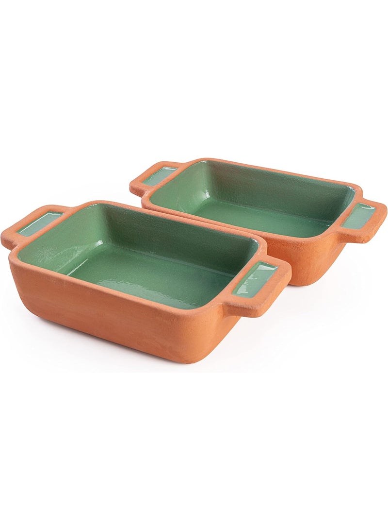 لوكسيول أواني طين طهي من لوكس يول – مصنوعة يدوياً في تركيا – صديقة للبيئة وآمنة للفرن والميكروويف والغسالة – متوفرة بألوان بني وأخضر وأصفر وأزرق وطبيعية غير مغطاة – مقاسات: ١٦×٤، ١٦×٧٫٥، ١٩×٦، ٢٢×١١×٤٫٥ سم – تحافظ على نكهة وحرارة الطعام – مثالية للحساء، اليخنات، المؤكلات المخبوزة، تقديم أنيق لعائلتك وضيوفك – هدية مثالية للأعراس، الانتقالات، محبي الطبخ الصحي والمستدام – طين تركي ناتج عالي الجودة مخبوز بالفرن – آمن للطعام، بدون مواد كيميائية ضارة وخالية من BPA – تغليف قابل لإعادة التدوير – توصية الطهاة، تقييم ٥ نجوم من العملاء – ماركة لوكس يول – تجربة طهي تقليدية تركية تضيف لمسات ريفية وأصيلة على مائدتك - Image 1