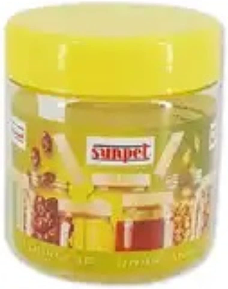 Alsaqer Round SpiceJar/Pet Jar/Plastic Food Storage Jar 100 ml Capacity