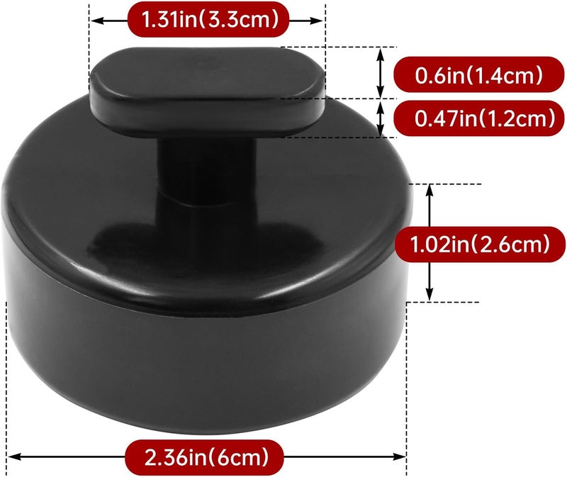 mapleza 4 PCS Corvette Lift Pucks Jack Lifting Pad Compatible with Corvette 2011,2017,2018,2019 C5, C6, C7, C8 Boxster & Cayman (1997-2021) Lift Point Adapter Jacking Point Pad - Image 2