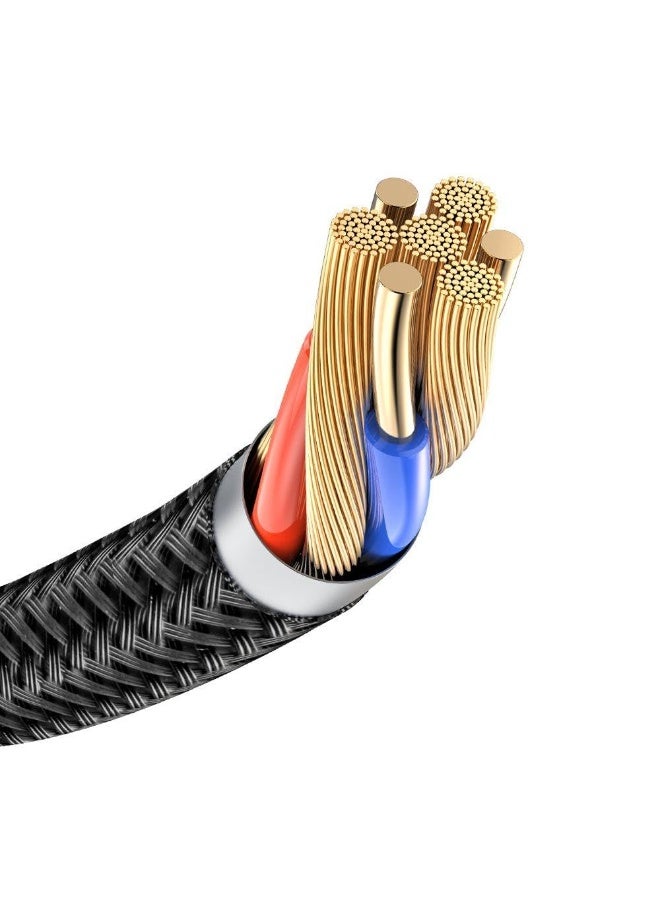 Mcdodo Charging and Data Cablr CA-272 , Type-C to Lightning Cable 1.2m - 36W PD Fast  3A - Charges iPhone 13 Pro Max up to 60% in 30 minutes - Ultra-durable Nylon Braided Design and Aluminum Body - 480Mbps Data Transfer + LED Night Light - Powerful Performance Optimized for Apple Devices - Image 3