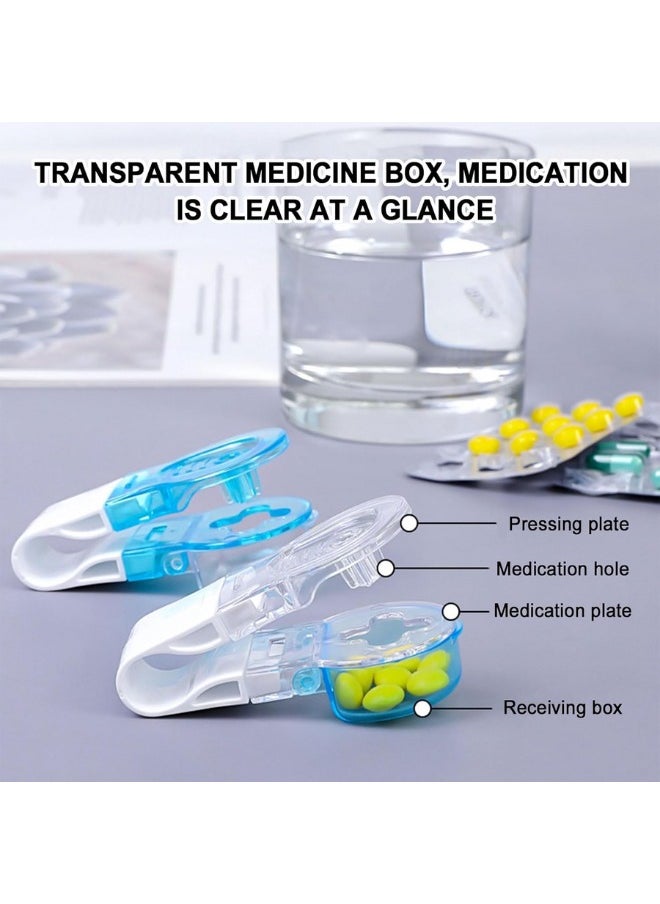 Generic Portable Pill Dispenser, 2 Pack, Portable Pill Taker Remover for Blister Packs, Elderly & Disabled Individuals  - Image 5