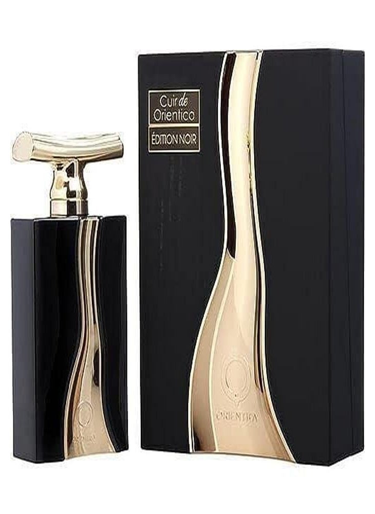 Orientica Orientica Al Haramain Cuir De Eau De Parfum Spray Unisex 3.0 Ounce (Edition Noir) 