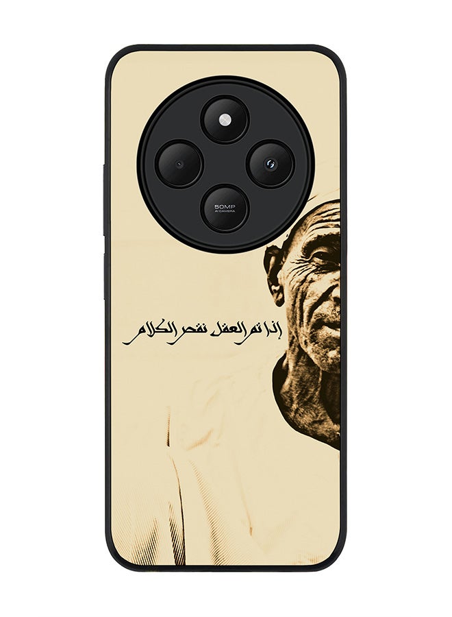 Stylizedd For Xiaomi Redmi 14C / 14R Case,Slim fit Camera Protection, Shockproof Thin Phone cover - Speak Wisely - Image 1