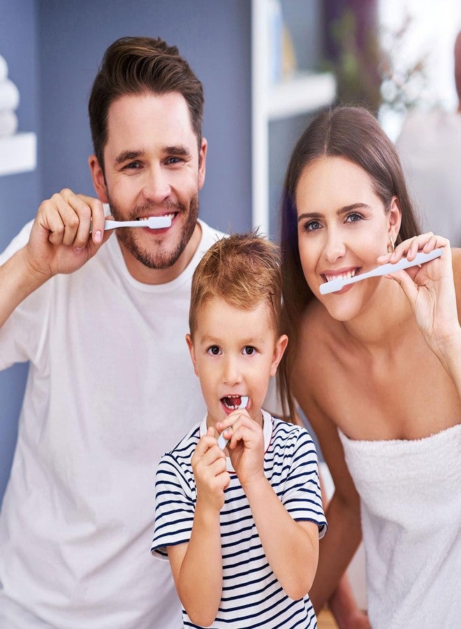 Lemecima 100 pcs Bulk Toothbrushes Individually Wrapped, White Manual Disposable Travel Toothbrush for Adult, Soft Bristles for Homeless,Travel, Hotels - Image 4