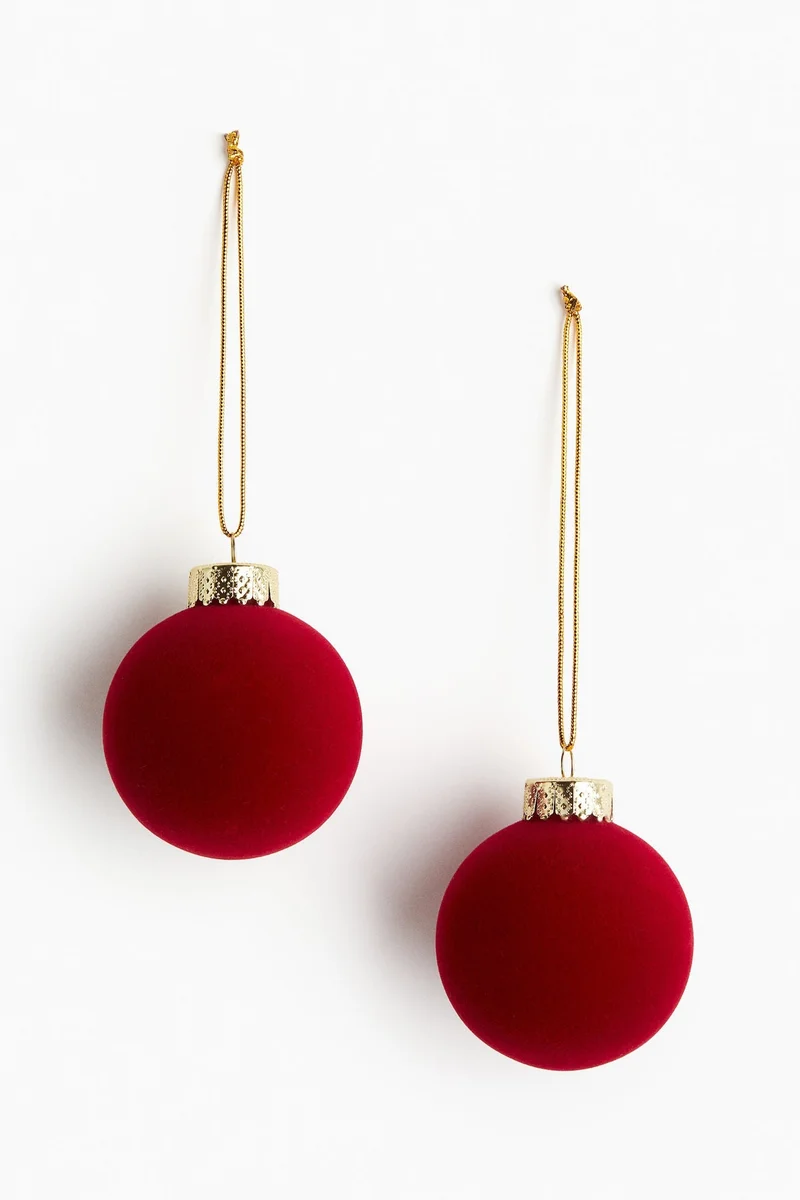 H&M Flocked bauble