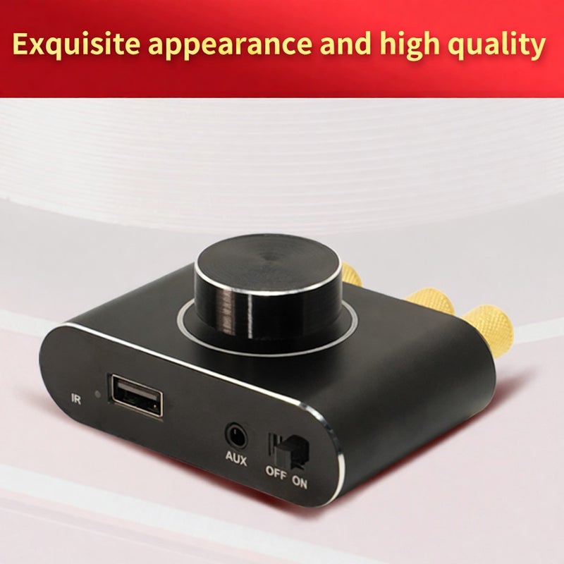 لوحة مكبر الصوت الاستريو X15H 15W بمصدر طاقة 12/24V - وحدة تكبير الصوت بدخولات سماعة صوتية وبلوتوث وشاحن AUX بطول 3.5 مم وذاكرة USB وشاشة USB U - تدعم تطبيق Sinilink والتحكم عن طريق جهاز التحكم عن بعد - Image 5