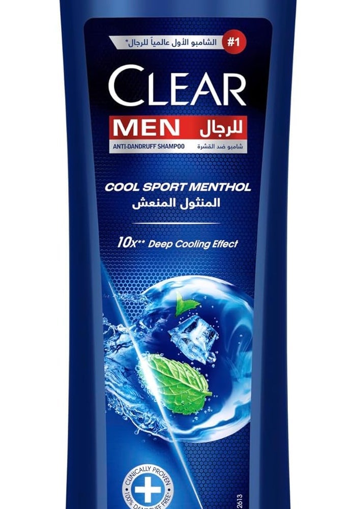 CLEAR Cool Sport Menthol Anti-Dandruff Shampoo for Men - Image 1