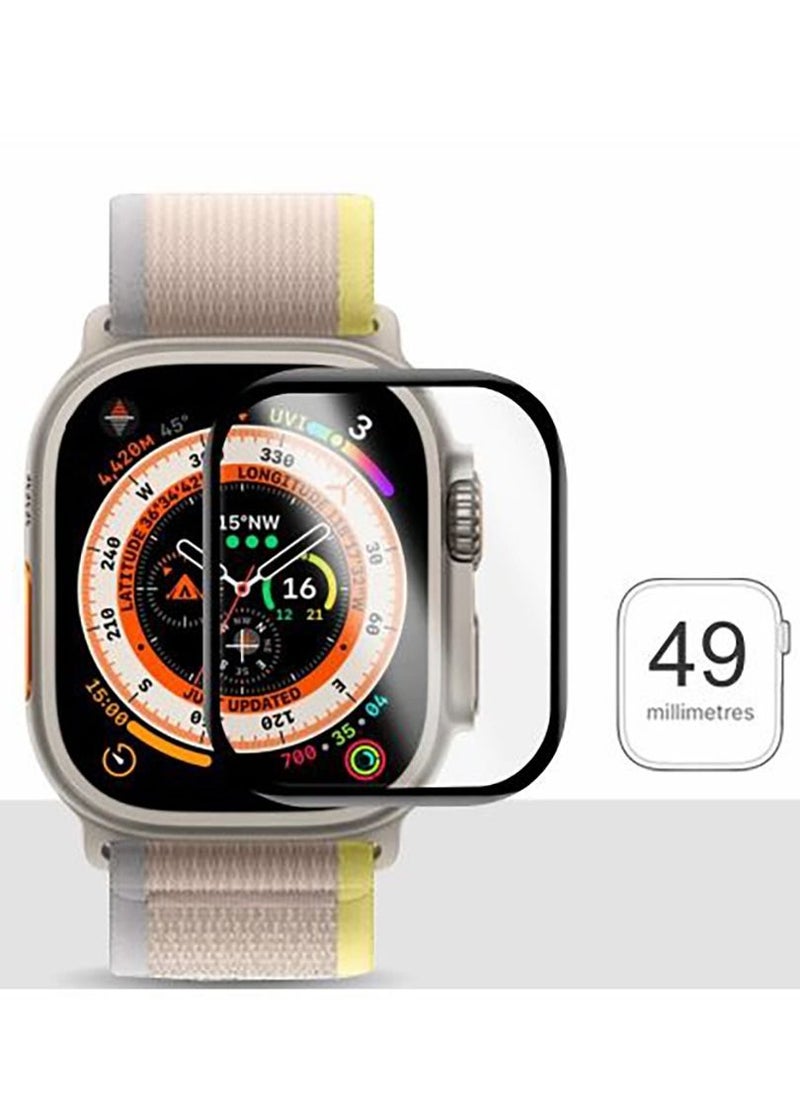 Generic - screen Apple Watch Ultra 49mm Screen Protector  - Black - Image 1