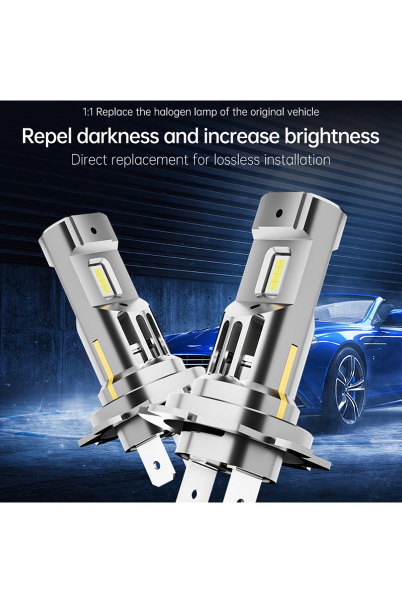 erorex H1 2Pcs 20000LM H1 LED Headlight Bulb H1 LED CSP Canbus LED Fog Light Fanless Wireless Mini Size Aut - Image 2
