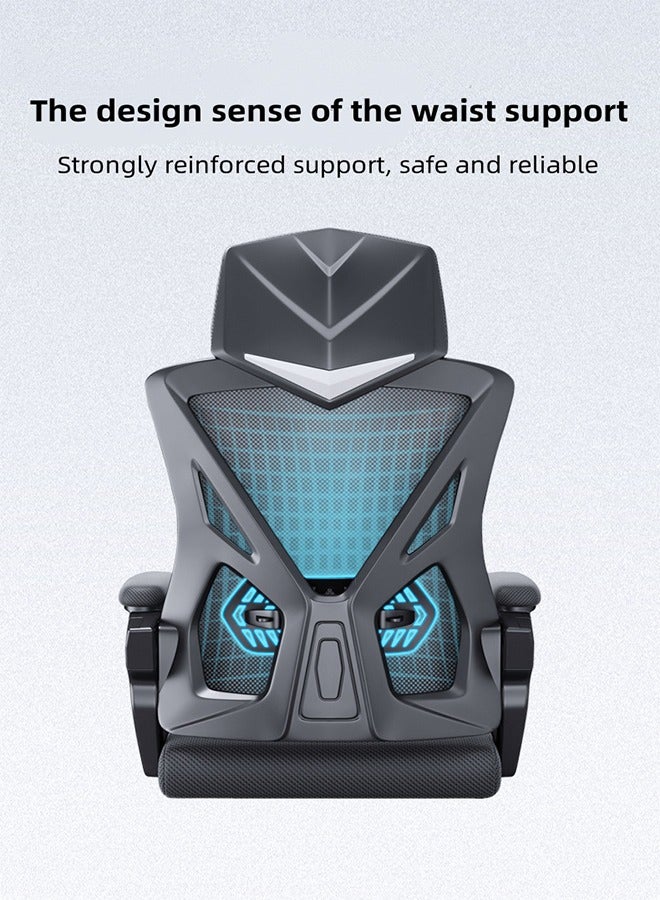 Generic Ergonomic Game Chair, Computer Chair, Study Chair, Retractable Footrests, Adjustable Backrests, Breathable And Comfortable Fabric, Lumbar Support, Large Size For Adults.  - Image 3