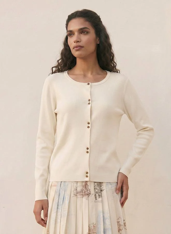 Iconic SOLID CARDIGAN
