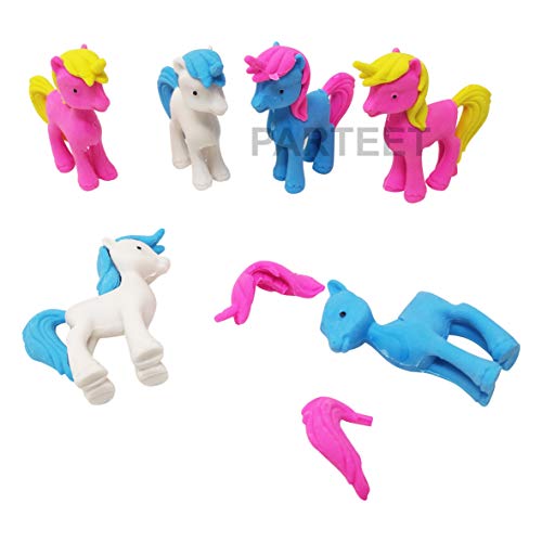 Parteet Unicorn Erasers for Kids(Pack of 36) - Image 3