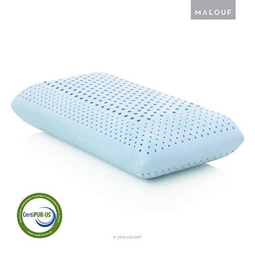 MALOUF Z ZONED GEL DOUGH Gel-Infused Memory Foam Bed Pillow - 5-year Warranty - Queen - High Loft - Image 3