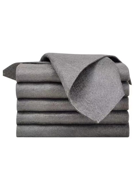 Thickened Magic Cleaning Cloth,Reusable Microfiber Cleaning Cloth.Lint Free Cloth for Home,Window,Mirror Glass,(30cm x 30cm,5 Pack)