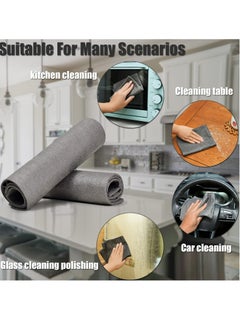 TAYRAN Thickened Magic Cleaning Cloth,Reusable Microfiber Cleaning Cloth.Lint Free Cloth for Home,Window,Mirror Glass,(30cm x 30cm,5 Pack)  - Image 5
