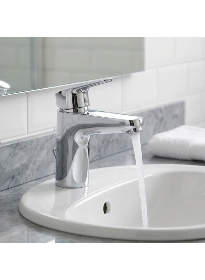 DANUBE HOME IS- Ceraflex Basin Mixer Rmtd Grande Pu/M 3.8L -(1/2'' Hose Connection) B1713AA | Brass Basin Mixer | Single Tap Wash Basin Mixer Sink Faucet For Bathroom Faucet Vanity Lavatory - Chrome - Image 1
