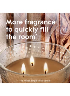 Glade Comforting Cashmere Woods Candle 193g  - Image 4