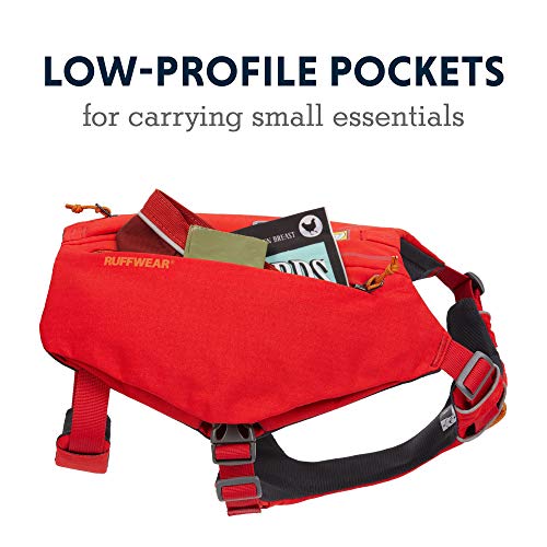 Ruffwear, Switchbak Dog Harness, No‑Pull Adjustable Vest with Front & Back Leash Points, Foam‑Padded, Zippered Pockets, Quick‑Release Buckles, Reflective Trim, Granite Gray, X-Small - Image 4