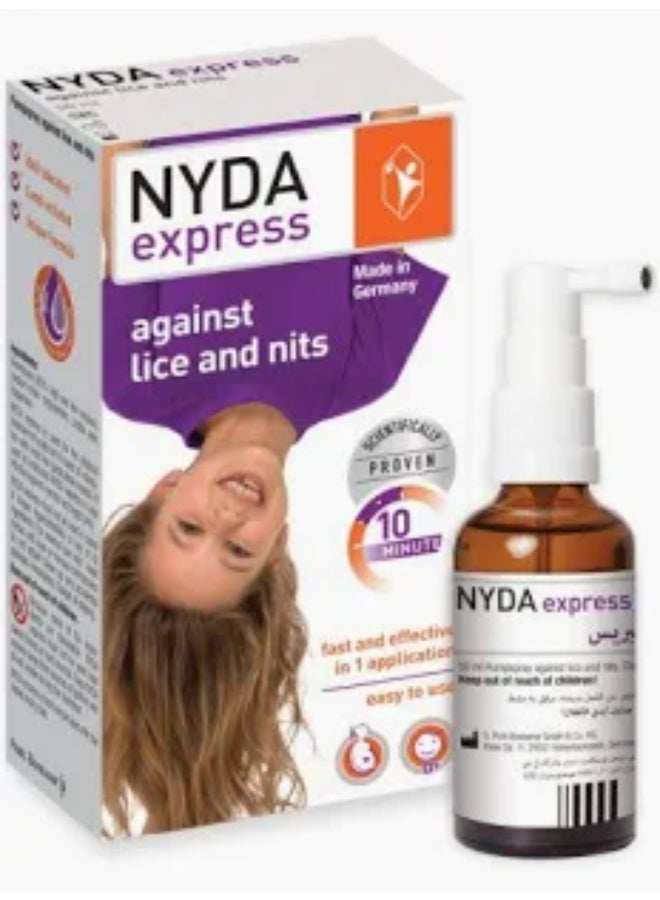 بخاخ NYDA EXPRESS لمكافحة القمل والصئبان ٥٠ مل