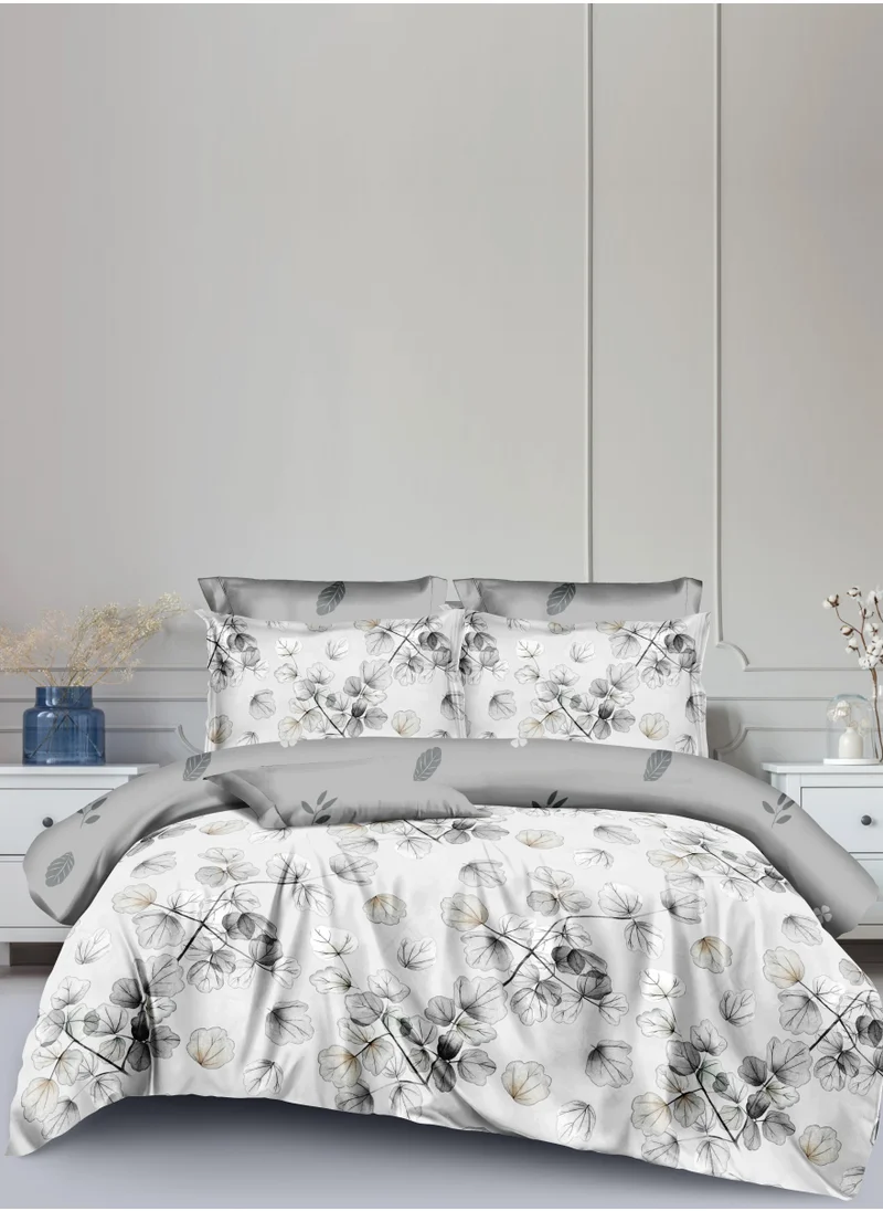 دوناتيلا طقم غطاء لحاف مشجر 6 قطع - مزدوج 220 × 240 سم - بدون حشوة لحاف