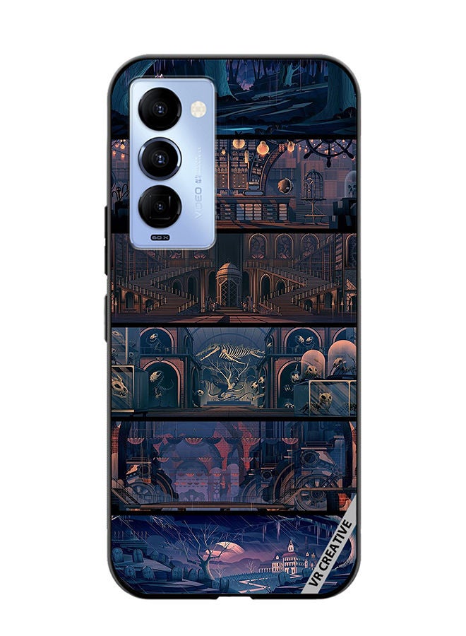 VR CREATIVE Protective Case Cover For Tecno Camon 18/18 P Design Multicolour - Image 1