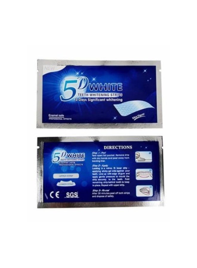 5دي شرائط  تبييض الأسنان - 5 قطع - Image 3