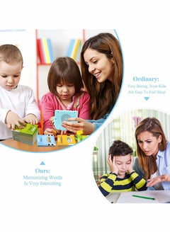 Y&D Flash Cards for Toddlers Talking Educational Toys 1-4 Year Old Kids Speech Therapy Toy 112 224 Sight Words with Sound Birthday Gift Boys Girls  - Image 4