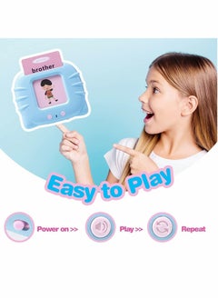 Y&D Flash Cards for Toddlers Talking Educational Toys 1-4 Year Old Kids Speech Therapy Toy 112 224 Sight Words with Sound Birthday Gift Boys Girls  - Image 2