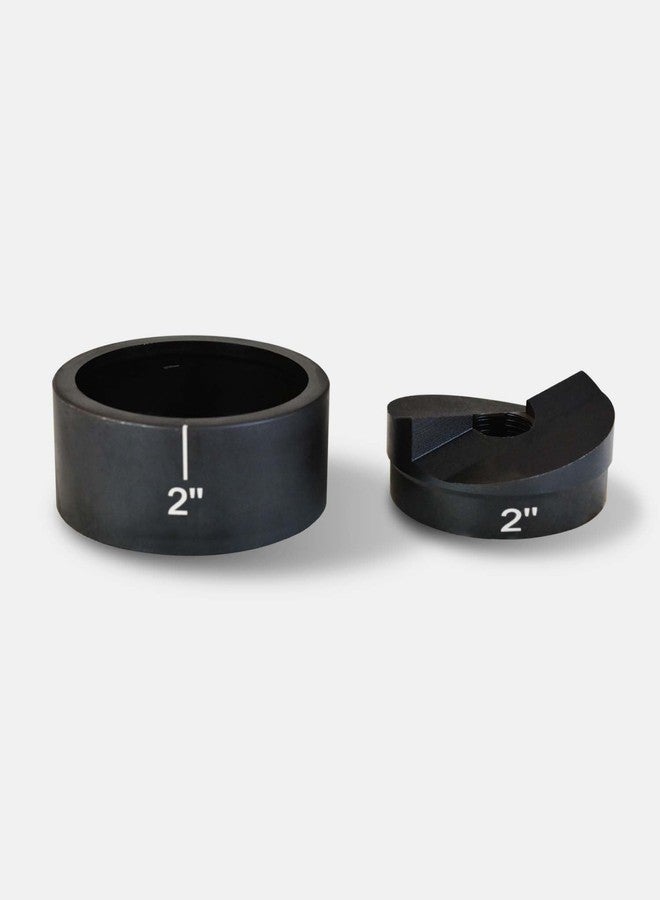 UTZIKO 2" Conduit Punch and Die for Hydraulic Knockout Driver - 2.42" Actual Hole Size… - Image 1