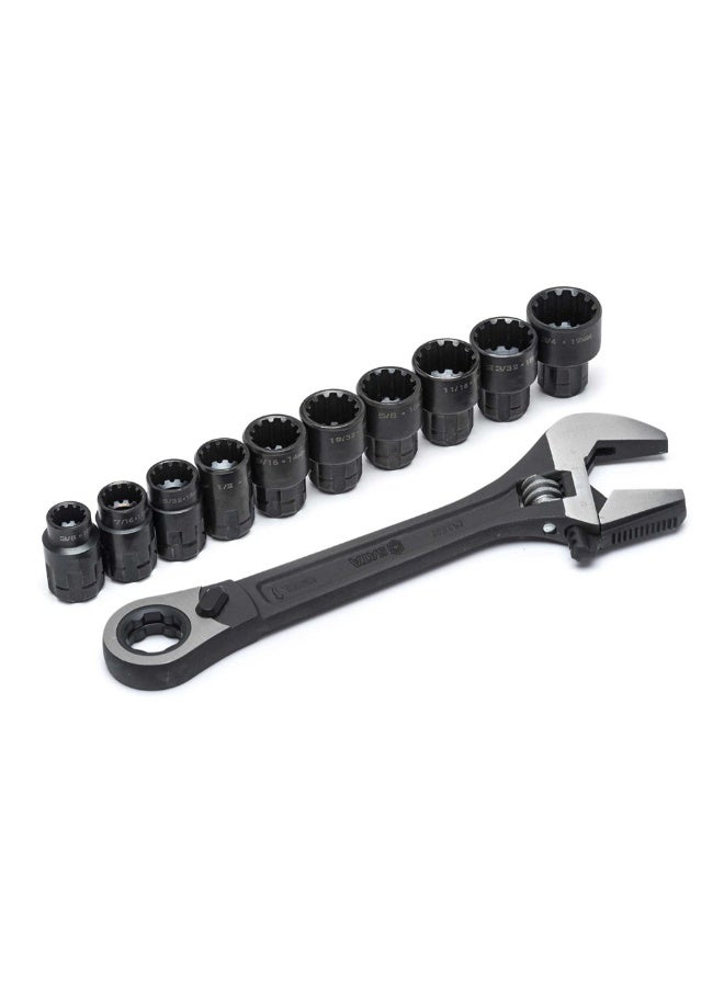 Sata SATA ST09000 11-Piece X6 Pass Thru Adjustable Wrench Set - Image 1