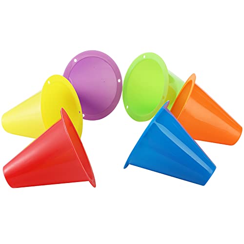 Bekith 120 Pack Indoor Outdoor Agility Mini Sports Cones, 3 Inch Training Marker Cones for Kids, Plastic Traffic Cones for Roller Skating and Skate Practice, 6 Assorted Colors - Image 4