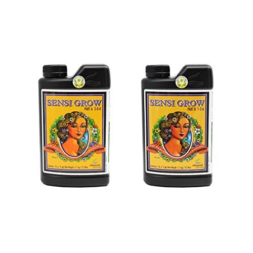 Advanced Nutrients 6201-14AB pH Perfect Sensi Grow Part A+B, 1 Liter, Brown/A - Image 1