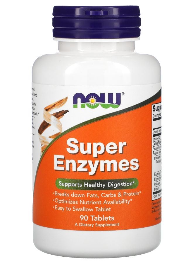 now Super Enzymes 90 Tablets