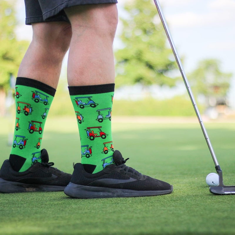 Lavley Funny Golf Socks - Fun gift for golfers - Unisex one size fits most - Great for birthdays or stocking stuffers - Image 5