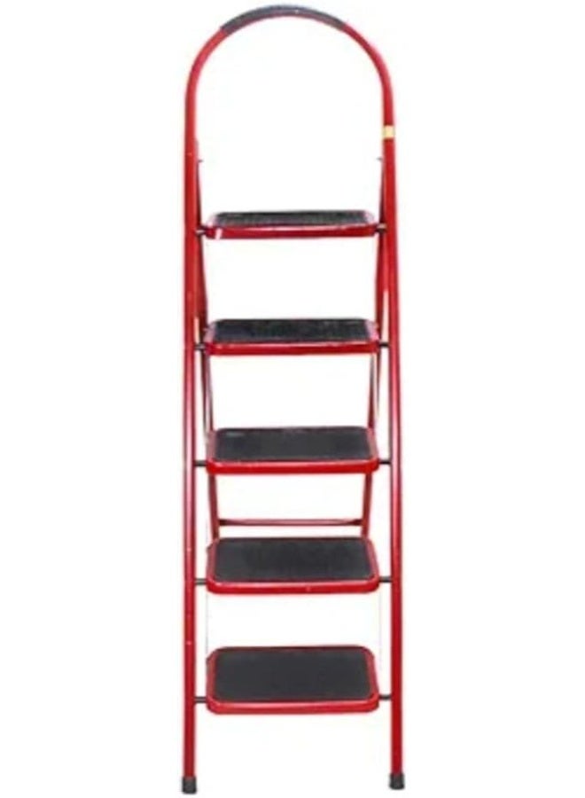 سلم معدني 3 درجات قابل للطي – خفيف الوزن من الألومنيوم للاستخدام المنزلي والمكتبي - Image 3