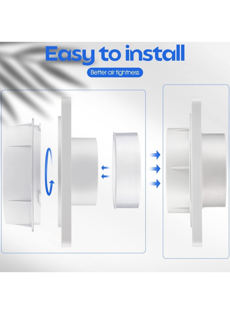 SYOSI محول لوحة جدار فتحة المجفف، 7x7 بوصة، مجموعة موصل دوك المجفف القابلة للتثبيت، اتصال خرطوم أكثر إحكامًا وموثوقية، حشوة محكمة الهواء شفافة محدثة، سهلة التركيب للتنظيف والصيانة (1 مجموعة) - Image 3