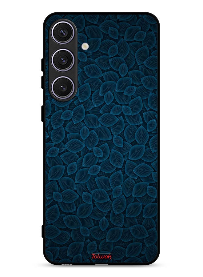 Tolwak Samsung Galaxy S24 Plus 5G Protective Case Cover Digital Art Leaves Pattern - Image 1