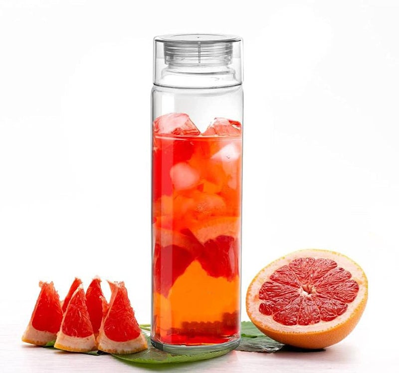 TAGROCK Clear Glass Fridge Water Bottle, 1000ml - Set of 2 - Image 5