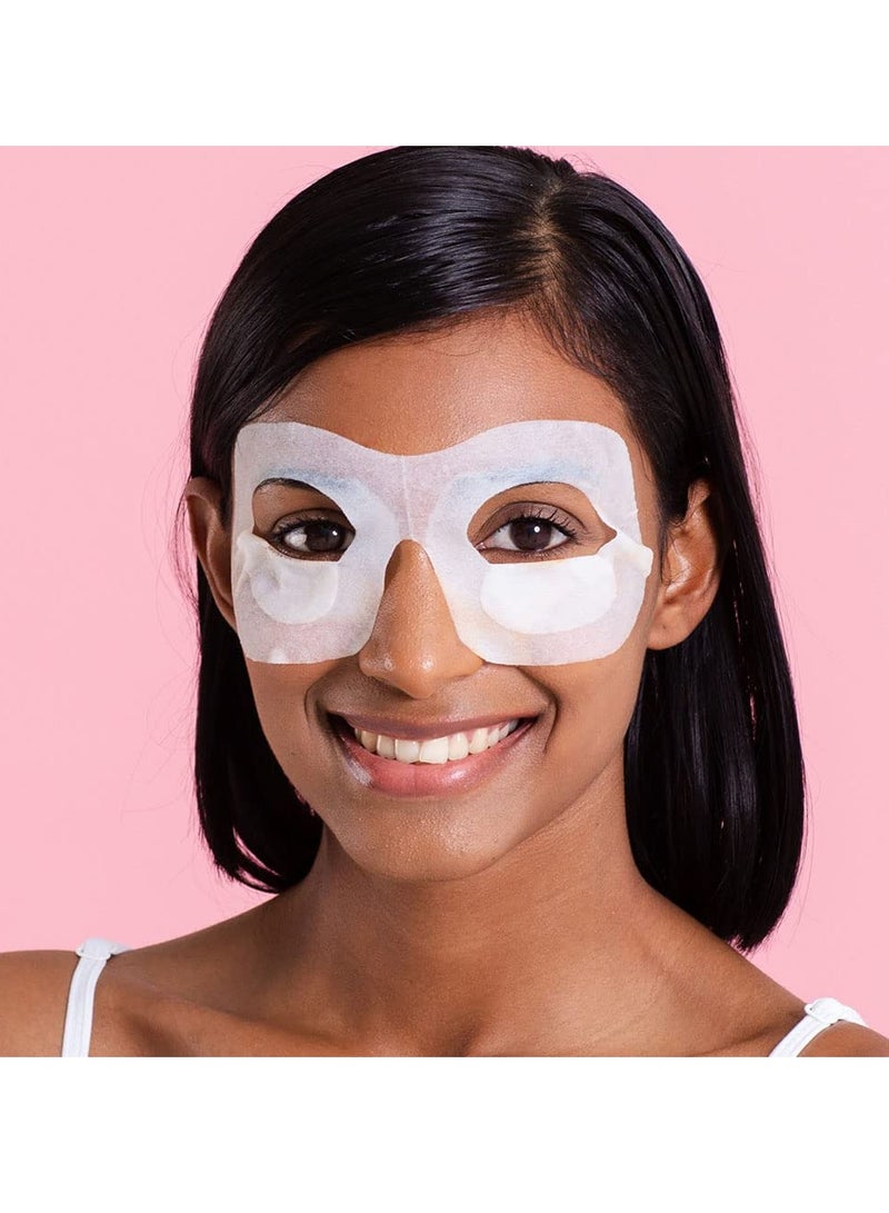 سكين ريبابلك قناع تفتيح العيون (3 أزواج) - مصل ثلاثي المفعول مع فيتامين سي وحبوب القهوة والشاي الأخضر، يقلل الهالات السوداء والانتفاخات والتعب، مرطب ومنعم ومختبر من قبل أطباء الجلدية - Image 4