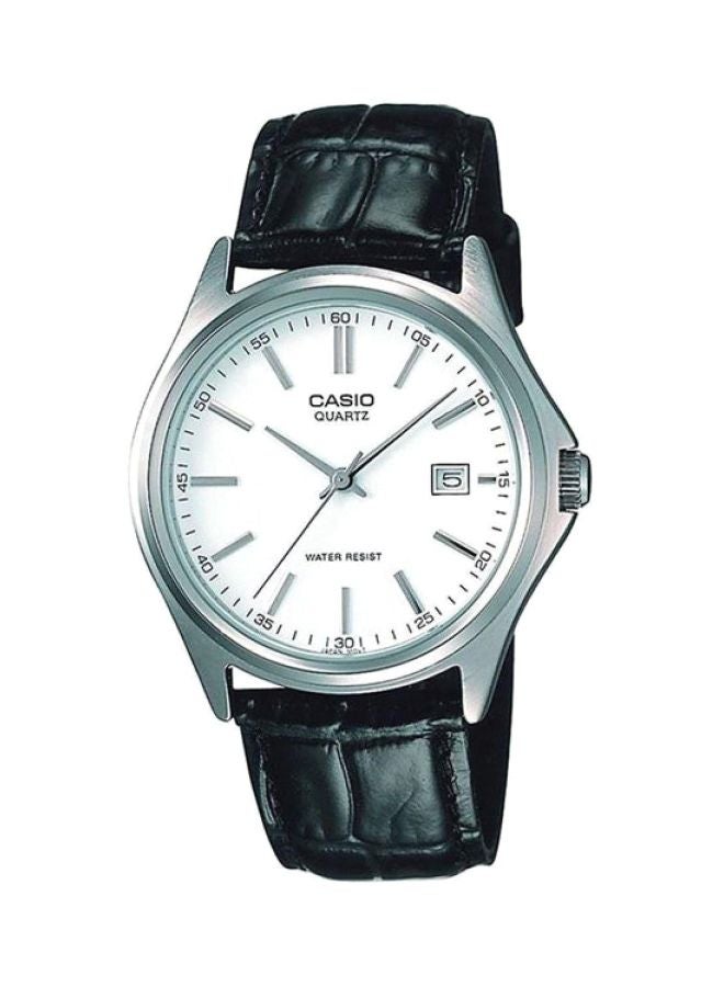 CASIO Men Leather Analog Wrist Watch MTP-1183E-7ADF - 32 mm - Black - Image 1