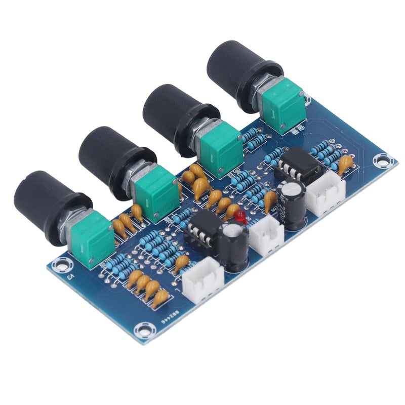 Preamp Module Dual Channel Preamplifier Tone Board for Digital Amplifier DC 12V‑24V - Image 2