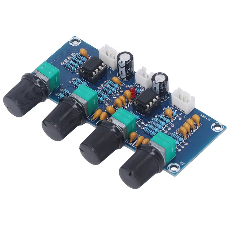 Preamp Module Dual Channel Preamplifier Tone Board for Digital Amplifier DC 12V‑24V - Image 5
