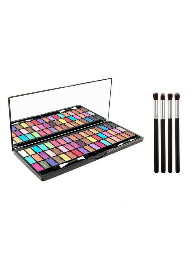 ClubComfort � 51 Colour Eye Shadow Pallette With 4 Pcs Eyeshadow Blending Brush  - Image 2