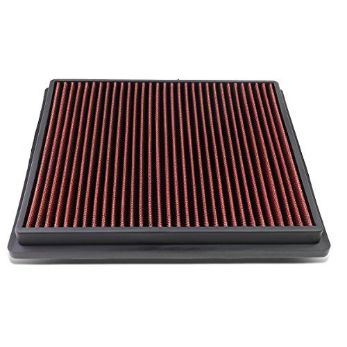 DNA Motoring AFPN070RD Clean Air Washable Drop In Panel Air Filter Enhance Engine Performance Compatible with 1115 Regal 20L 24L 1016 LaCrosse 24L 30L 36L 1314 Malibu Eco 24L - Image 1